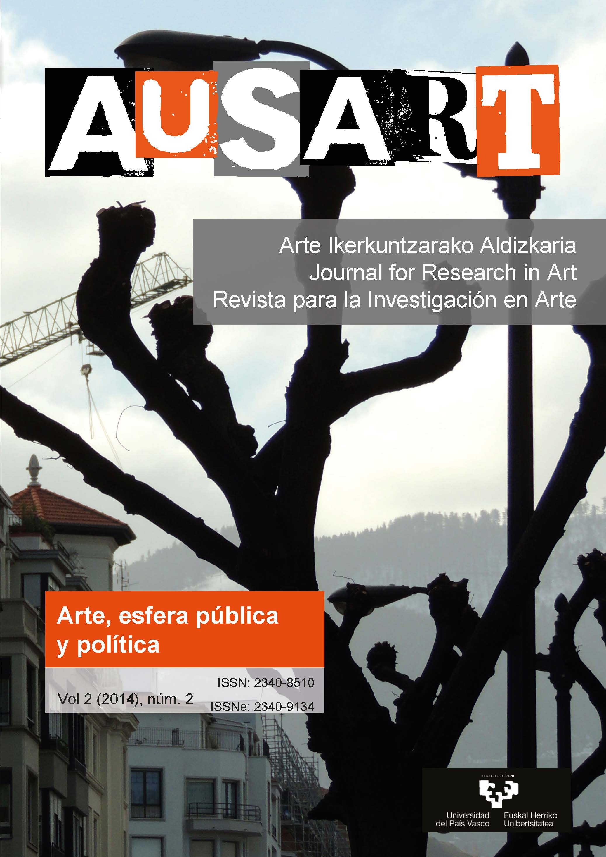 Portada AusArt vol. 2, número 2 (2014)
