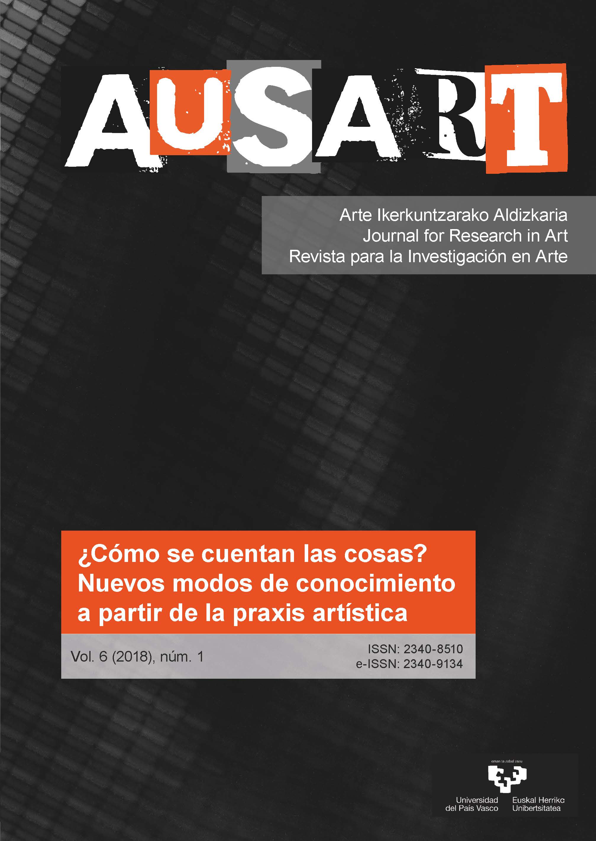 Portada AusArt vol. 6, número 1 (2018)