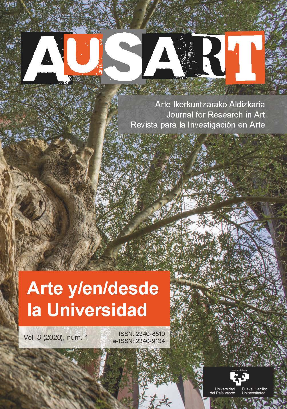 Portada AusArt vol. 8, número 1 (2020)