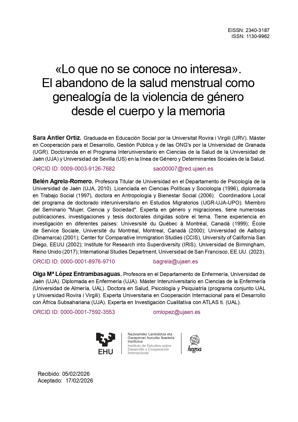 Portada del número 101 de Lan Koadernoak Hegoa.
